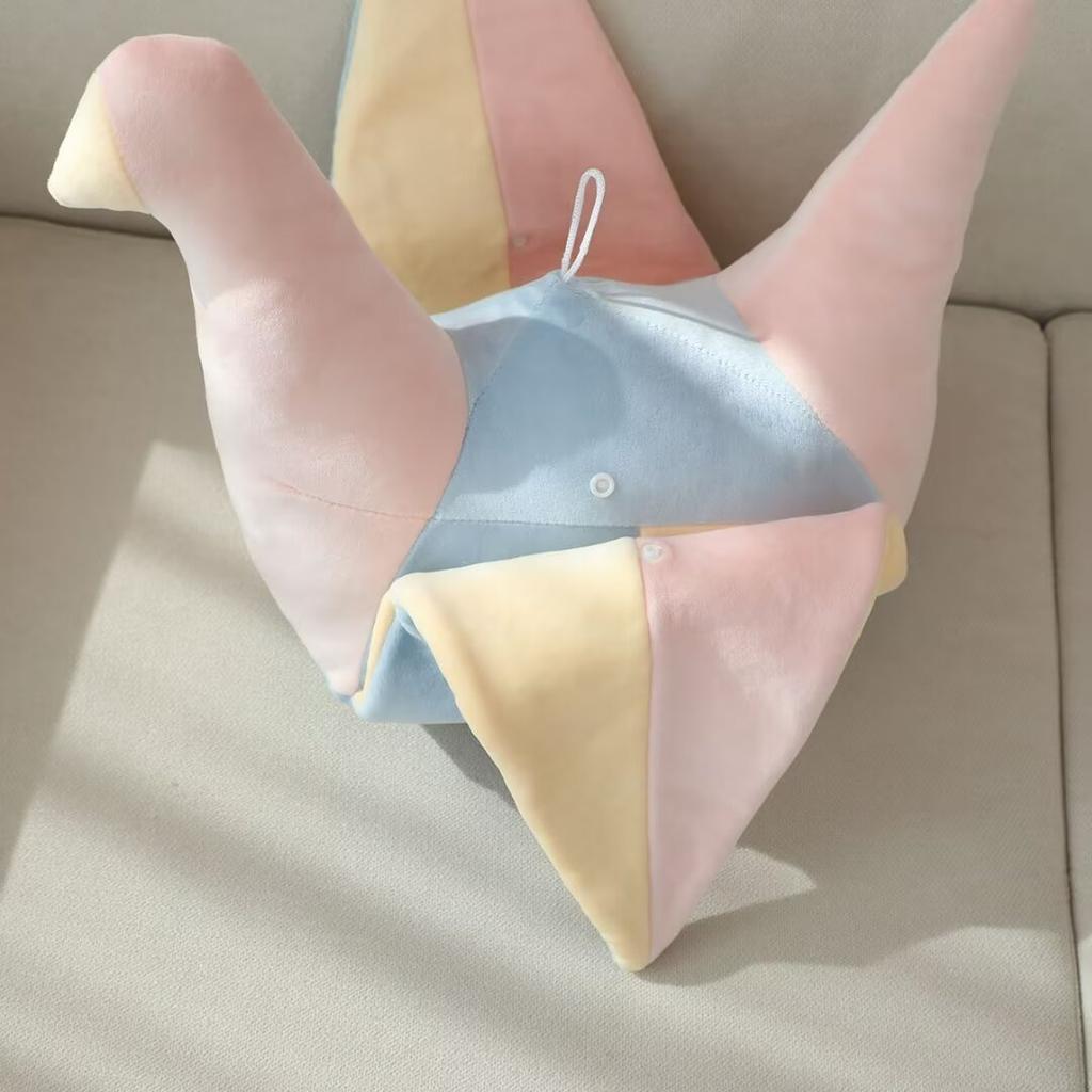 Cartoon Creative Paper Crane Doll Plush Toy Doll Pillow Bird Doll Ornament Photo Props