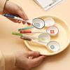 Kawaii Flower Ceramic Soup Spoon Cute Korean Ice Cream Hand Painted Coffee Dessert Long Handle Spoon Kitchen Accessories