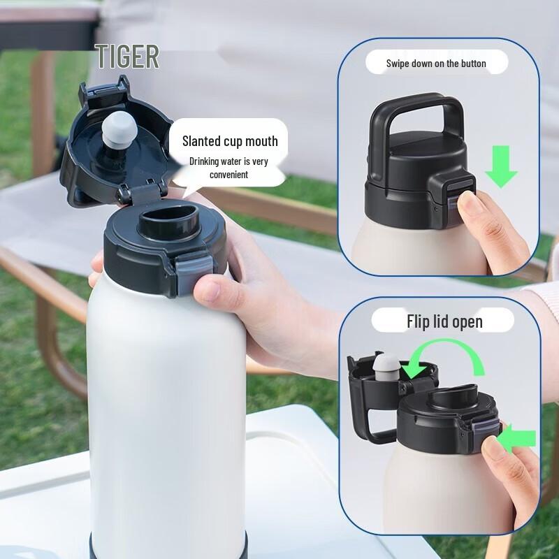 TIGER Stainless Steel Vacuum Insulated Outdoor Water Bottle 1.5L