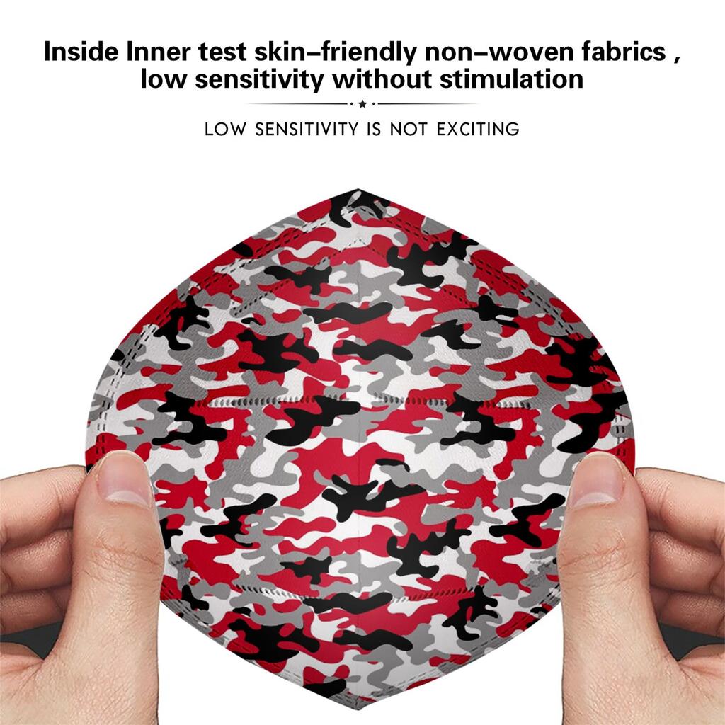 10PC Children Printed 5-Layer Mask Dust-Proof Windproof Mist Pollution  Filter