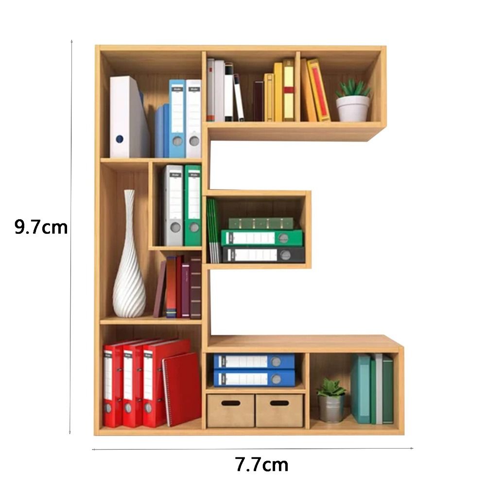 Personalized 26 Letter Bookshelf Pendant Acrylic Hanging Ornament Christmas Tree Decoration  Couple