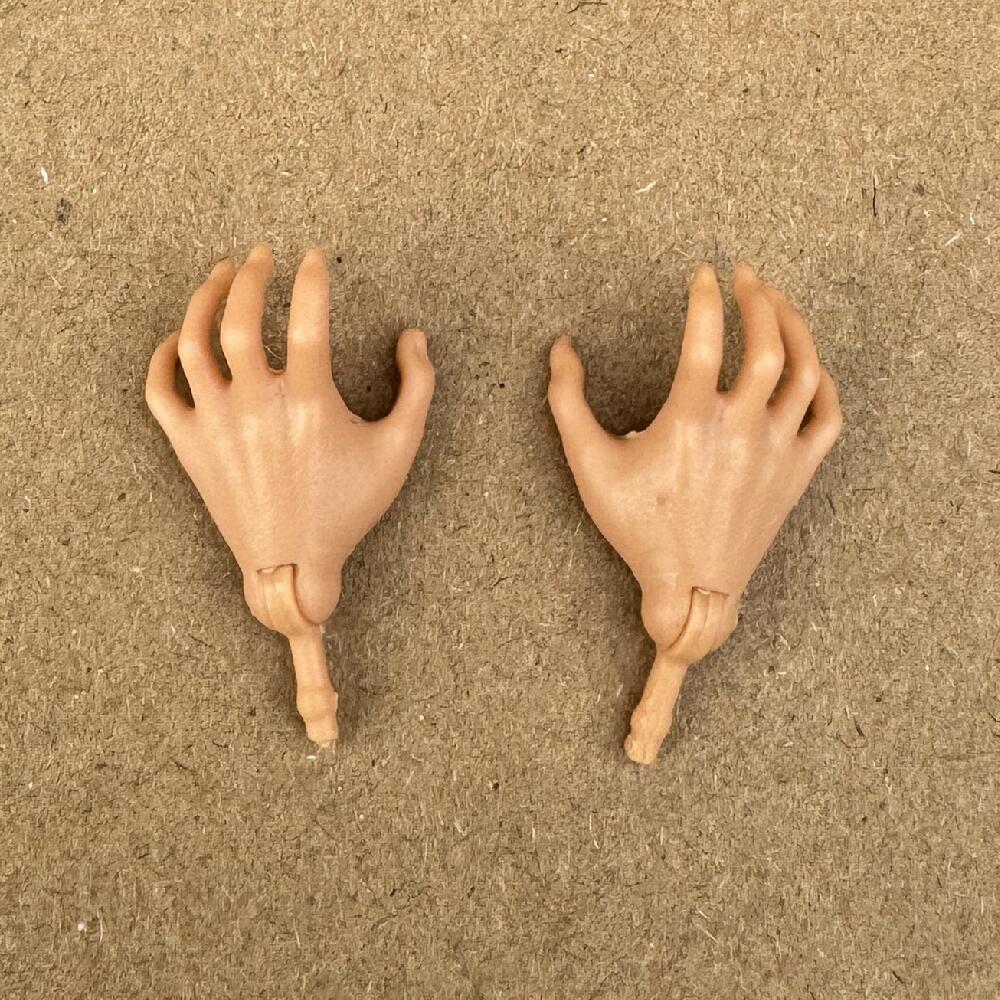 1/6 Original Monster Doll Replacement Hands And Arms White Brown Beige Green Blue Skin Tone Toys DIY Accessories