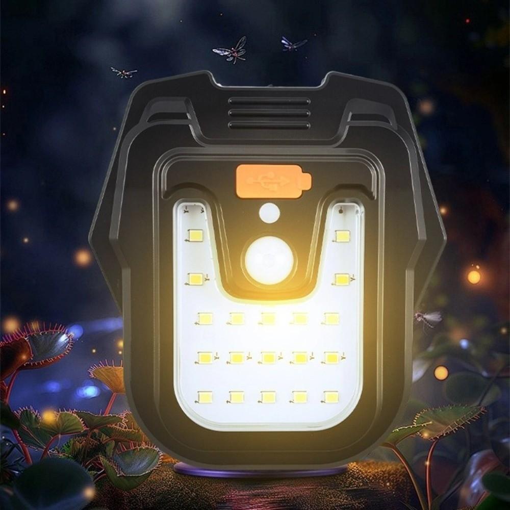 Clip On Solar Motion Lights Solar Powered 4 Light Mode Solar Garden Light IP65 Waterproof Motion Sensing Clip Light Outdoor