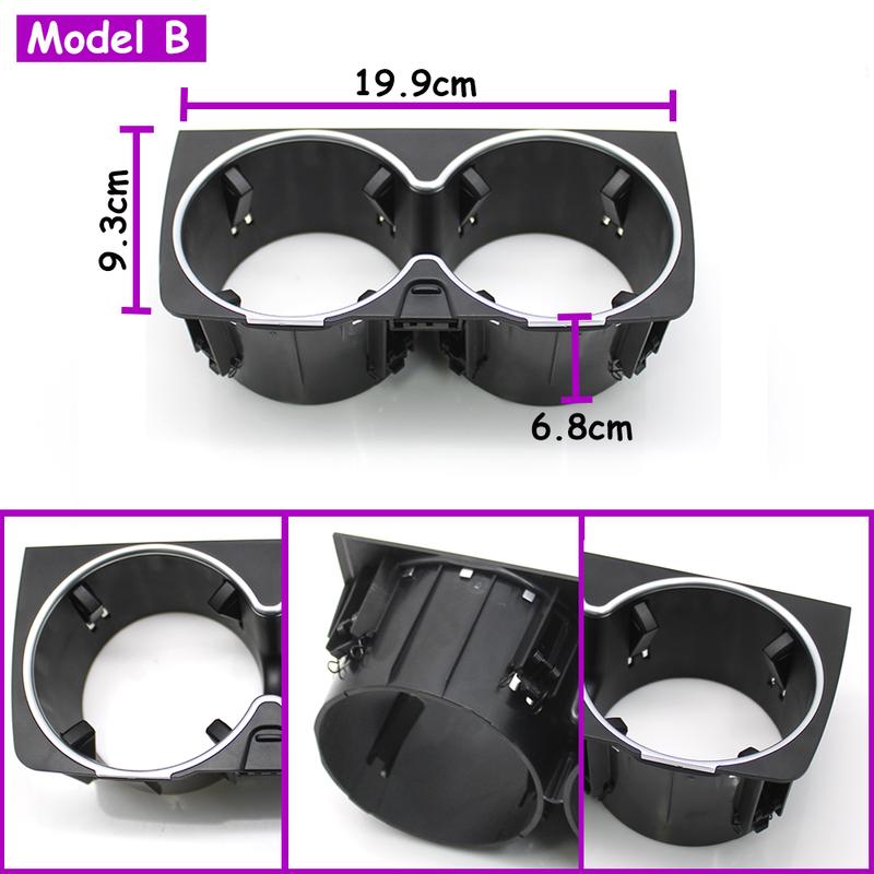 W222 Car Front Center Console Water Cup Holder Car Interior Replacement Parts For Benz S Class 2014- 2226830075 2228102800
