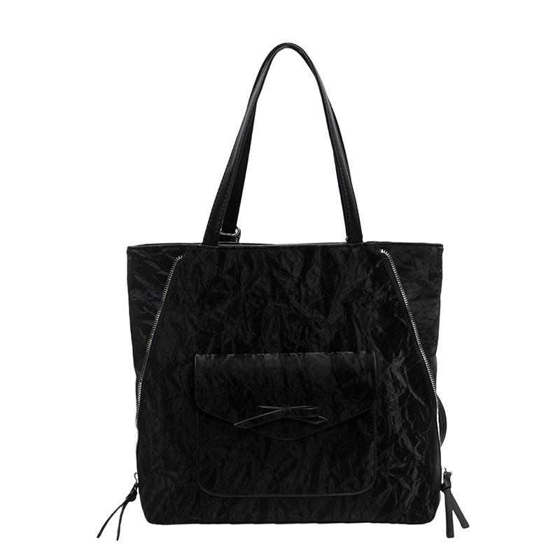 

Классная сумка-тоут женская новая универсальная повседневная большой вместимости модный рюкзак чёрный