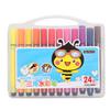 Watercolor Pen Set Triangle High Capacity 24 Colors Washable Child Painting Graffiti Art Marker