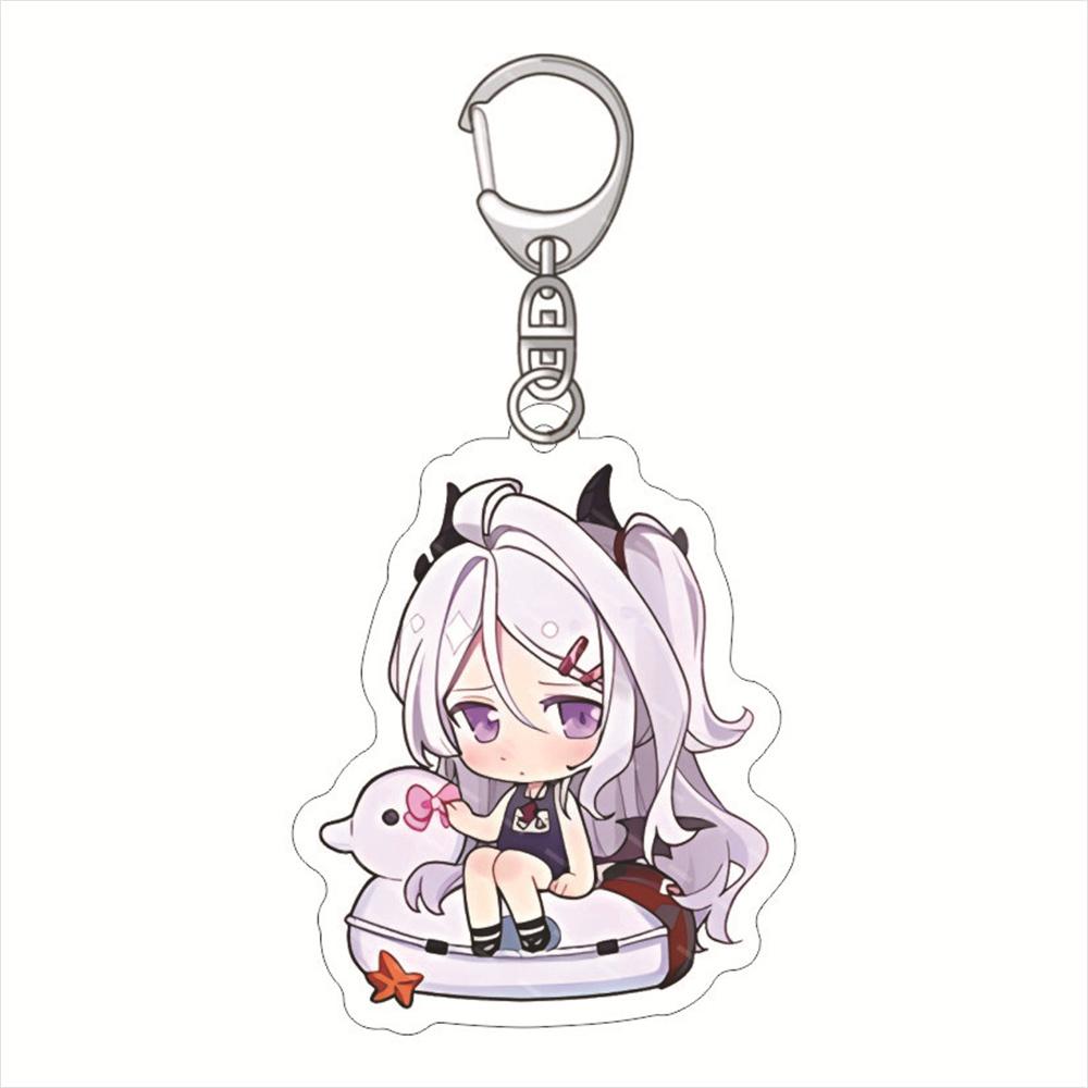 

Anime Women Blue Archive KeyChain for Men Kuromi Serika Izayoi Nonomi Pendant Key Ring Acrylic Car Key Chain Keyring Party Gift 6 cm