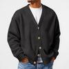Men's Loose Casual Minimalist Cardigan , Long Sleeve Daily Wear