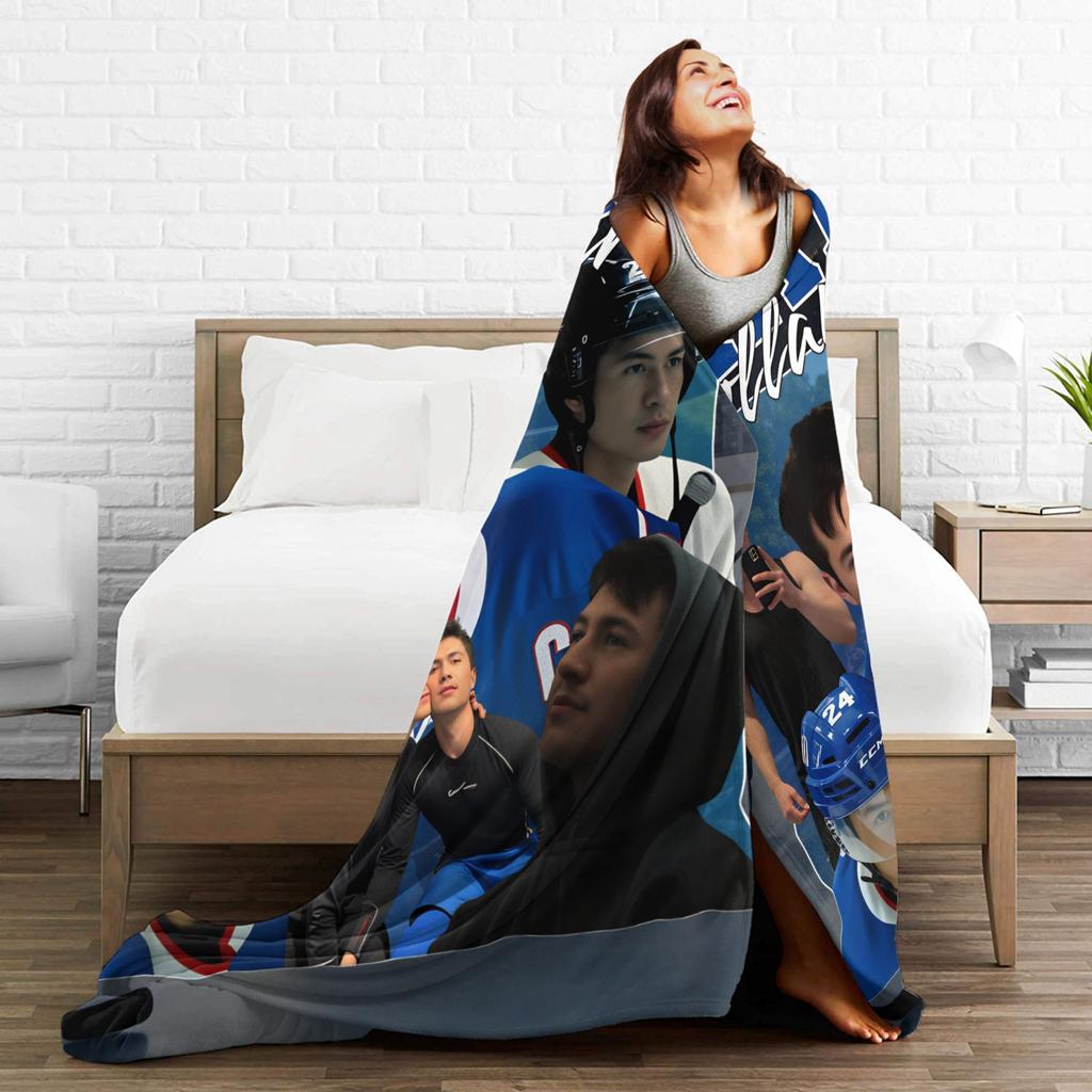 Heated Rivalry Blanket Quality Soft Throw Blanket Winter Picnic Couch Bed Comfortable Bedspread