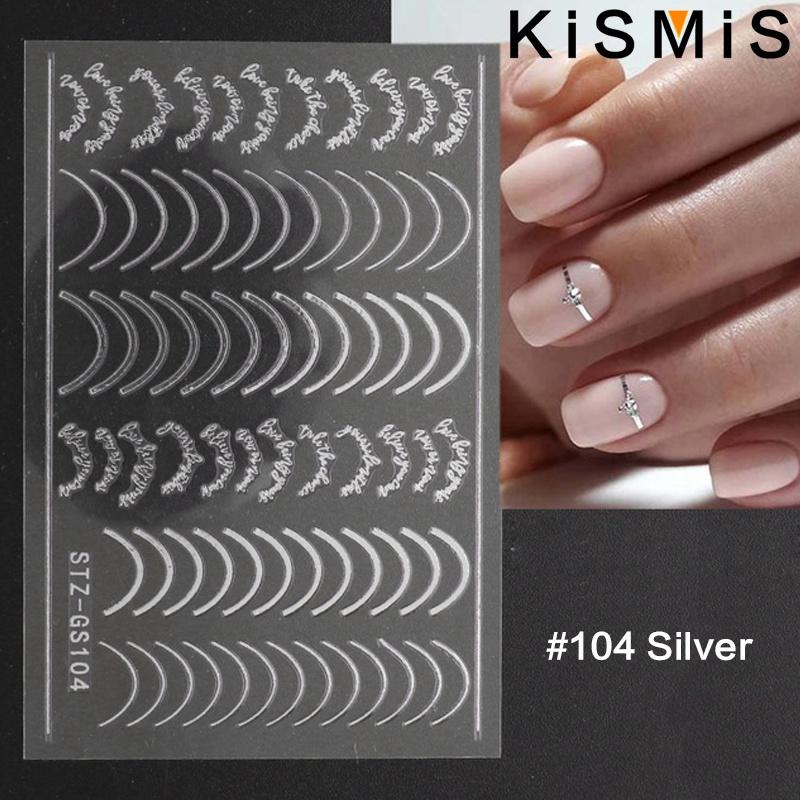 

Striping Tape for Nail Art Moon Stripe Lines 3D Geometry Nail Stickers Gel Polish Decals Nail Design Tools