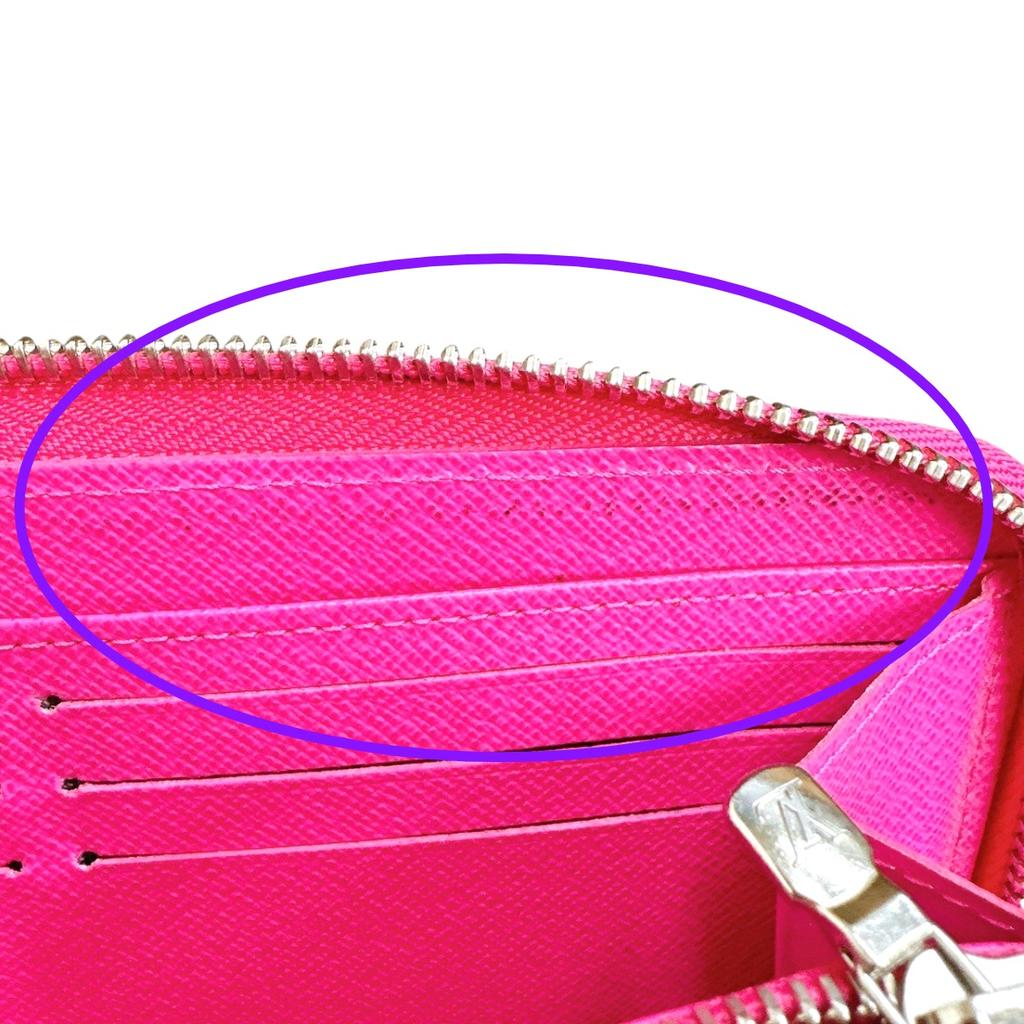 LOUIS VUITTON Zip Around Epi leather Zippy wallet M82050 Long Wallet purse Rose Used