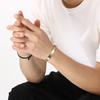 2026 Simple Ins Wind Positive Anti-chain Bracelet, Creative Curved Brand Texture Men's Bracelet
