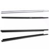 4 Pièces Caoutchouc de Vitre Noir ou Chromé pour Peugeot 301 2013-2017 9805767980 Bande de Protection pour Citroen Elysee 2014-2016