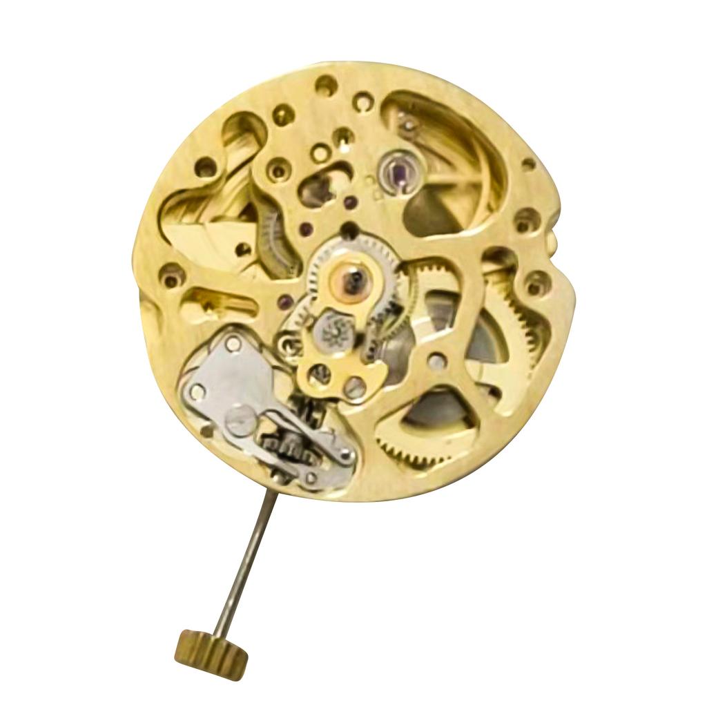27mm 17 Jewels Gold Skeleton Automatic Watch Mechanical Movement 2004 Parts Watchmaker Tool Watch Repalcement Accessories