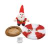 Santa Hot Air Balloon LED String Lights, Indoor Outdoor Christmas Hanging Decor Light, Adjustable Festive Atmosphere Lamp