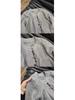 Korean Style Plaid Patchwork Two-Piece Look Sweater - Women's Autumn/Winter Loose Knitted Cardigan.