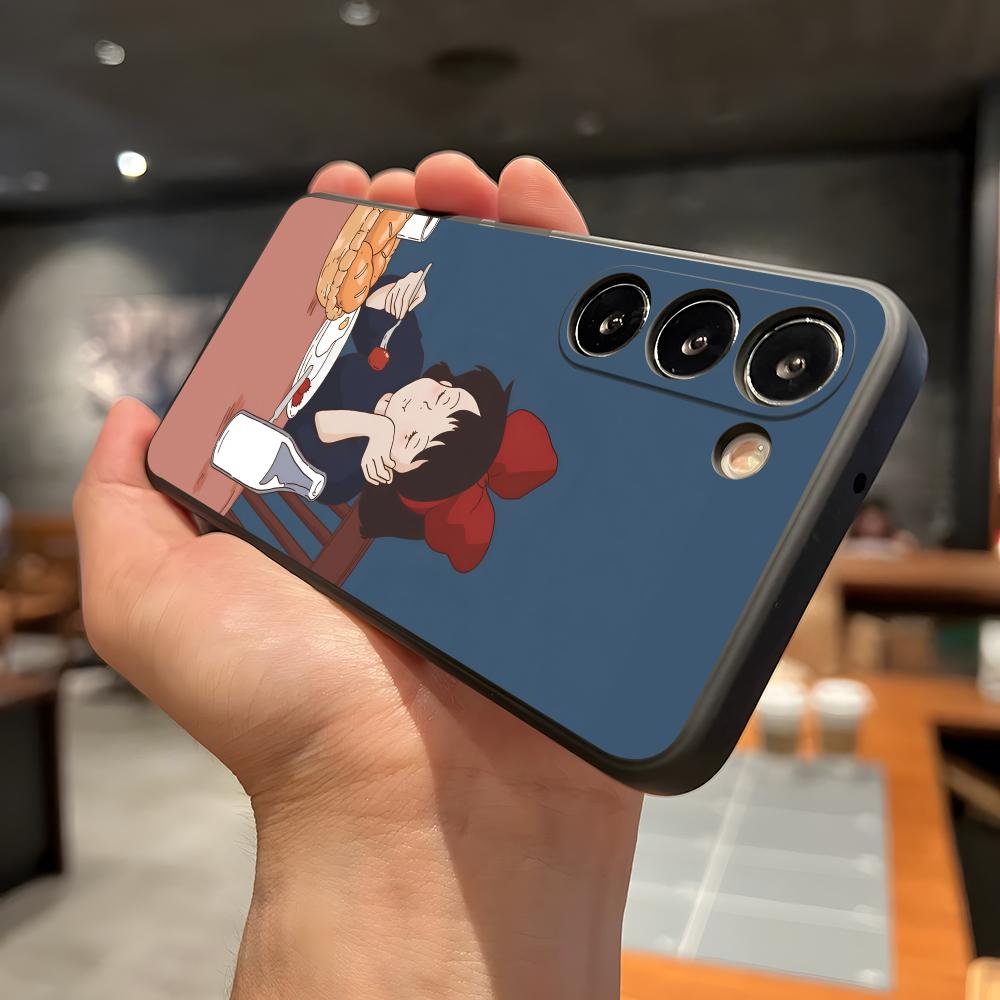 K-Kiki's D-Delivery Service A-Anime Phone Case For Samsung A56 A36 A26 A16 A15 A25 A35 A55 A14 A34 A24 A54 Black Soft Shell