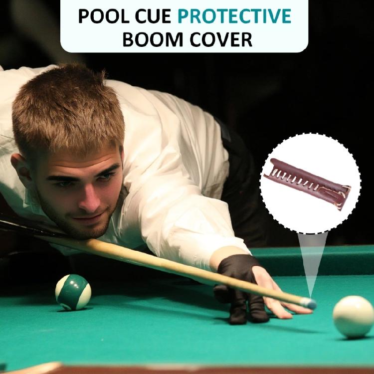 Leather Cue Head Protectors Snooker Cue Tip Cover Billiard Stick Protections Cover