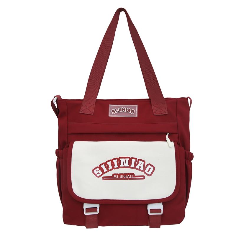 Рюкзак для школьников средней школы с цветными блоками — фото 31