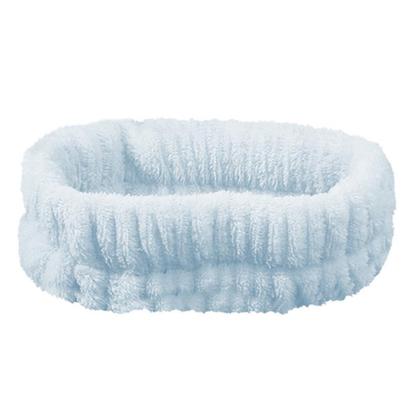 Women Wash Face Make Up Hair Holder Headbands Soft Coral Fleece Hair Hoop Elastic Hair Bands Girls Hair Accessories
