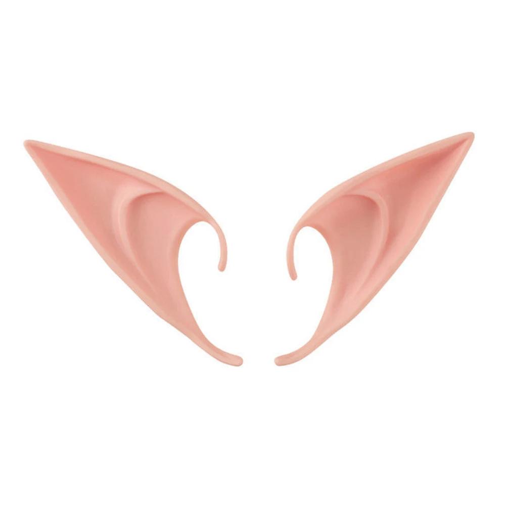 5-1 Pairs Angel Elf Latex Ears Fairy Cosplay Costume Accessories Halloween Decor Kid Toy Costume Halloween Adult Kids Party Toys