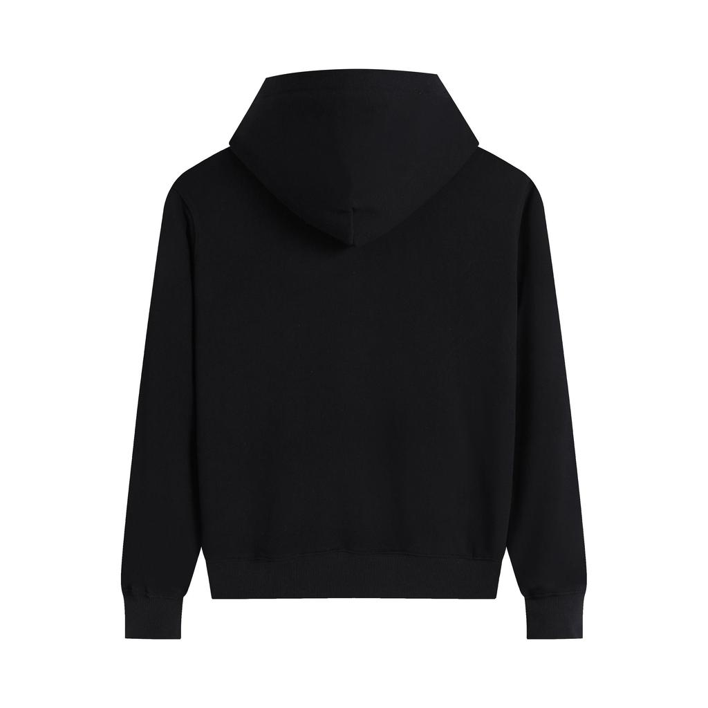 307 AMI 2025 Høst og Vinter Ny Brodert Bomullsgenser av Høy Kvalitet med Hette, Hettegenser, Herre Pullover