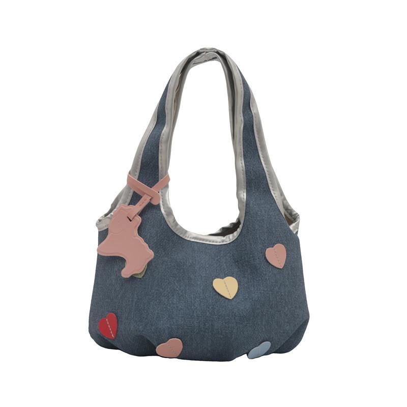 Chic 2024 Korean Floral Handheld Tote Bag With Simple Aesthetic Design Ideal For Everyday Use