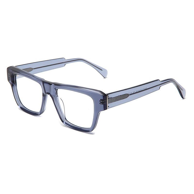 Men's Acetate Glass Frame for Man High-Quality Brand Design Fashion Optical Eyeglasses Frame Women's Decorative Glasses