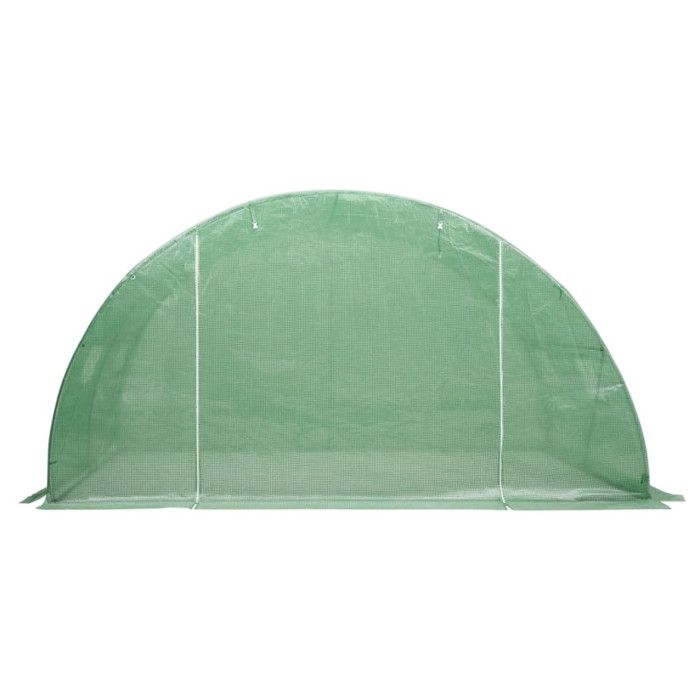 VidaXL Serre Abri Plantes Serre à Fleurs Serre à Plantes Légumes Jardin Résistant Durable Extérieur 8 m² Vert 2x4x2 m 48159