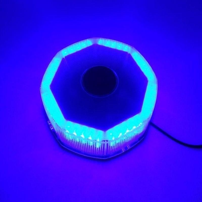 New Design 240 LED Round Flashing Strobe Car Truck Roof Top Emergency Warning Signal Light