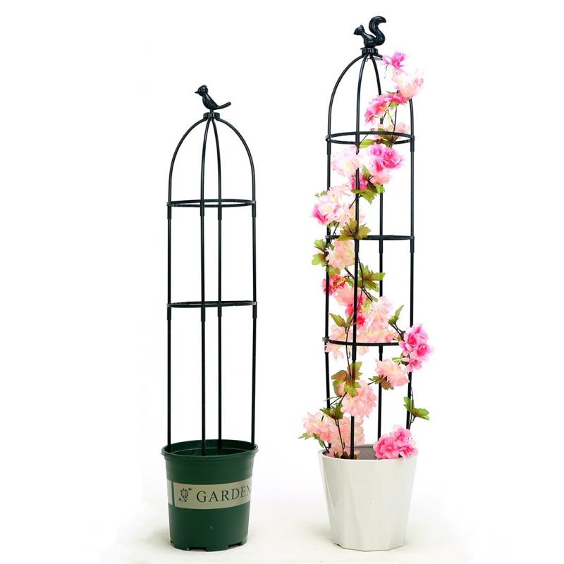 1Set Climbing Plant Trellis Garden Support Cages For Flowers Plants Support Frame Trellis Climbing DIY Flower Vines Pot Stand