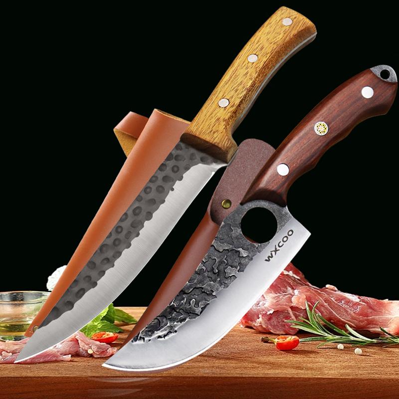 Stainless Steel Special Bone Cutting Knife Sharp Meat Cutting Knife Professional Chef Knife Kitchen Meat Cleaver