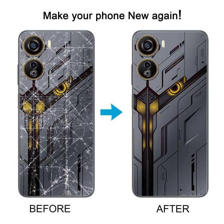 Pro ZTE nubia Neo 5G 8150N Plastový zadní kryt baterie se středním rámečkem / Kryt objektivu fotoaparátu