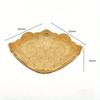 1 Pcs New European Metal Dish of Golden Fruit Bowl Hotel Service Kitchenware Dinnerware Use Trays Metal Swan Candy Fruit Plate