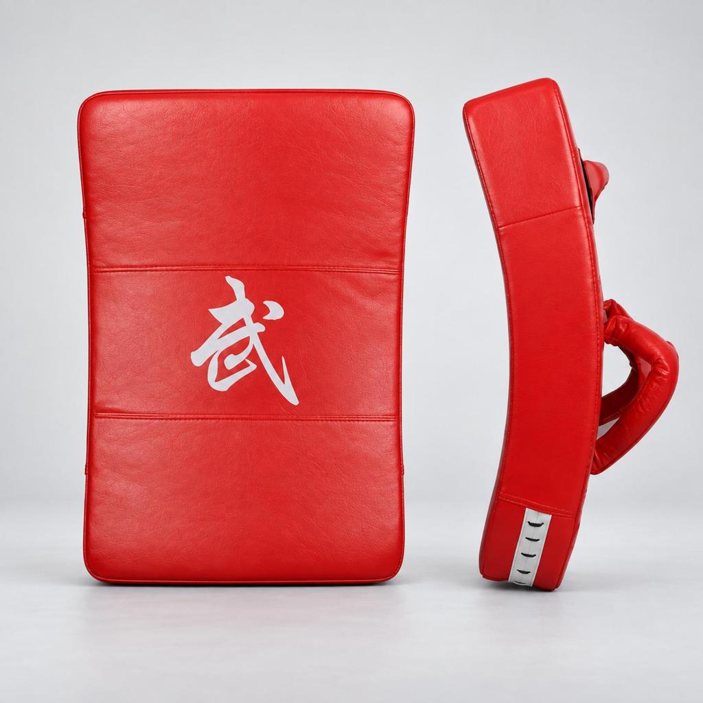 Curved boxing Pad Heavy Duty Impact with Rear Hand Grips Shock Absorbing for Kickboxers,