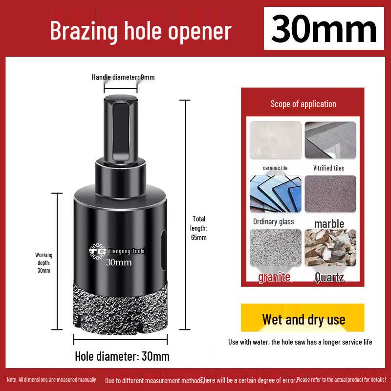 Tiangong Glas- och kakelborr för marmor- och keramiska ytor