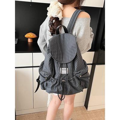 Schoolbag American Campus Backpack Bag Women's 1011 New Trendy Fashion Niche Girls Backpack Casual Large-capacity Computer Bag
