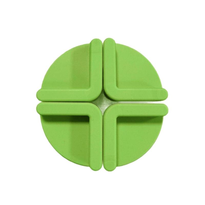 

Kitchen Countertops Silicone Nonslip Chopping Board Pad Cutting Board Accessories зелений