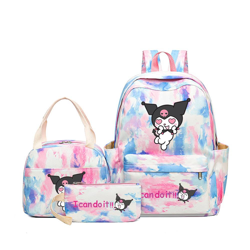 Student Schoolbag Cartoon Cute Large Capacity Backpack Lightweight Waterproof Middle School Student Backpack