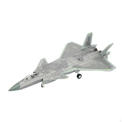 1/72 Scale Aircraft Model Building Kit J-20 5TH Gen Fighter, DIY Assembly, Collection, Tabletop