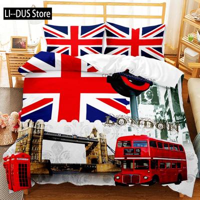 Architecture Duvet Cover Set World Classical Architecture Bedding Set Microfiber Home Textiles 3 Piece Sets Twin Queen King Size