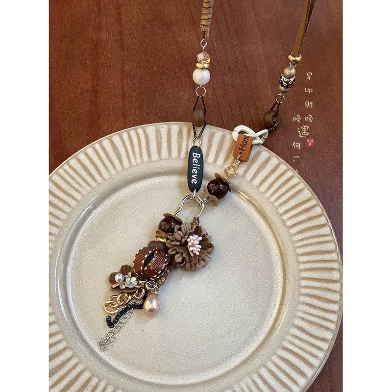 Bohemia Ethnic Style Long Mori Girl Style Pendant Necklace Female Summer Exotic Retro with Skirt Sweater Chain Accessories