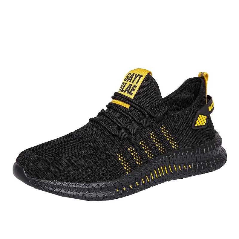 

Дышащие мужские кроссовки для бега на открытом воздухе, модная мужская спортивная обувь, легкие нескользящие мужские кроссовки, мягкие для ходьбы, теннис, большой размер 40