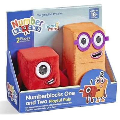 Numberblocks Character Plush Toy, Best Friends One & Two, 94554, Authentic
