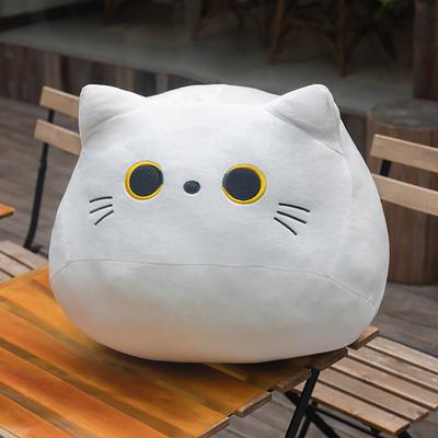 Sevimli Peluş Kedi Yastığı 30cm Yumuşak Dolgulu Hayvan Çocuklar İçin Eşsiz Kedi Peluşu Noel Hediyesi Sevimli Kanepe Yatak Dekorasyonu