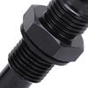 1Pair 6AN‑1Celsius4NPS   Oil Cooler Adapter Fitting Aluminium Alloy Rustproof Black