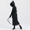 Costume di Halloween per Bambini Vestito Falciatore Mortale Con Occhiali Luminosi Cosplay Performance sul Palco
