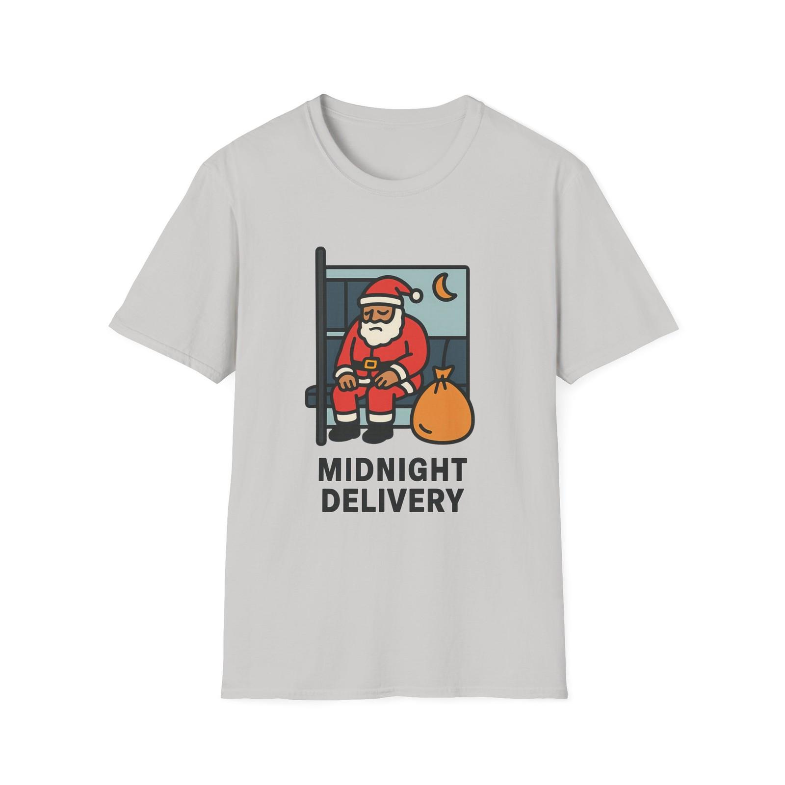 Unisex Softstyle T-Shirt Mens Womens Tees Top Santa Subway Gifts Emotional Wholesome Christmas 4XL