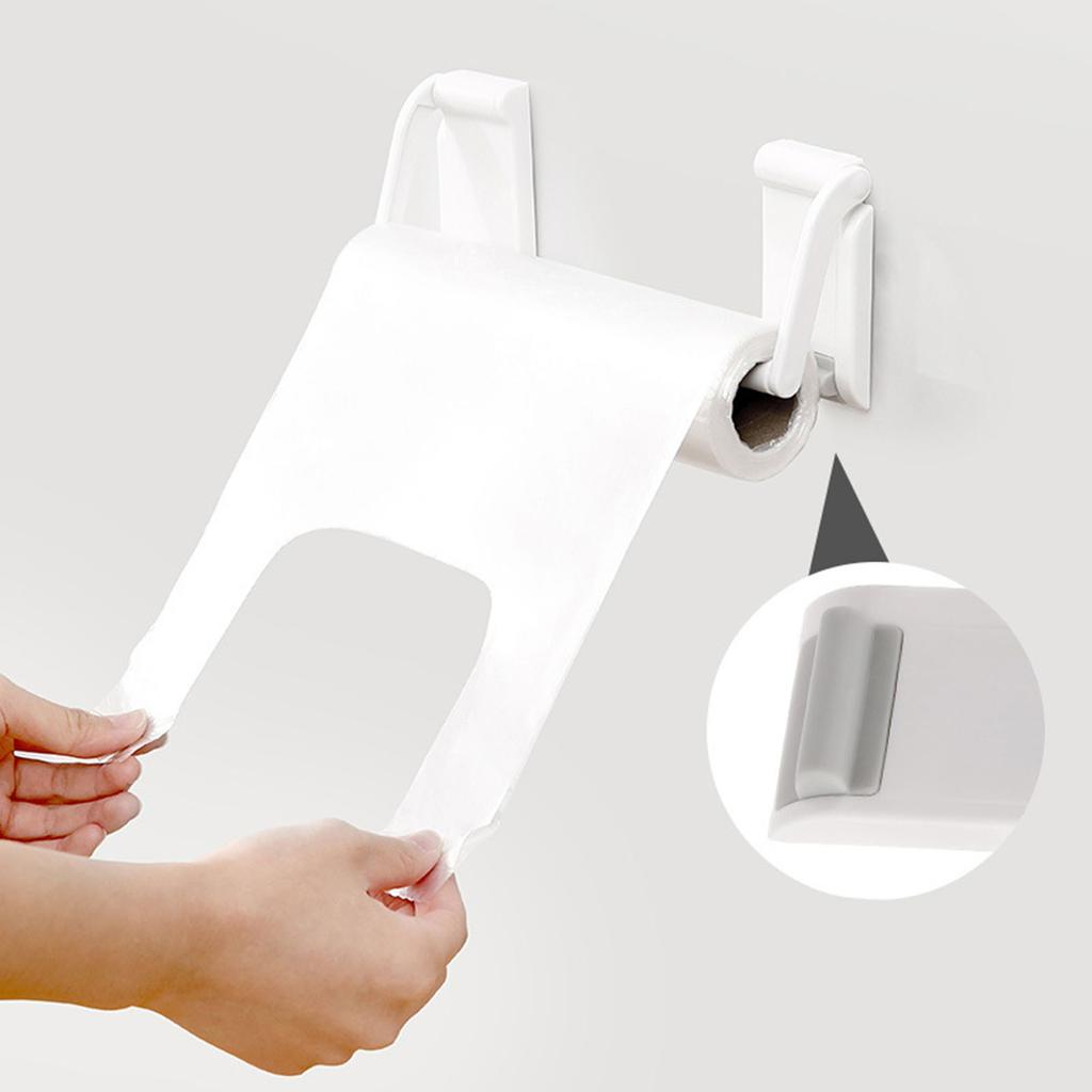 Wall Paper Towel Holder Magnetic Space Saving Wall Mount Tissue Roll Rack for Kitchen Office Fridge