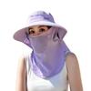 Neckline Mask Women Sun Hat Sun Protection Sunscreen Bucket Hat Fashion Cover Face Cap  Climbing